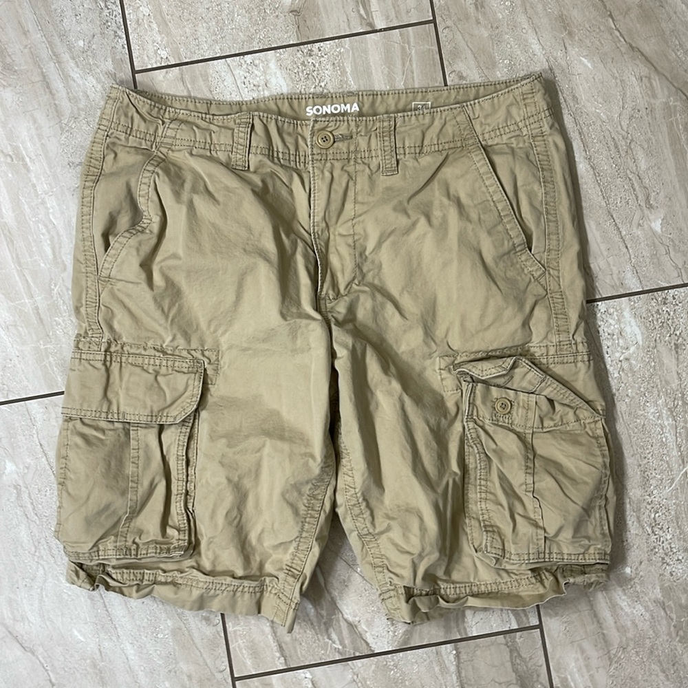 Men’s Sonoma cargo shorts sz 34